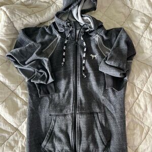 Victoria's Secret PINK Gray Zip-Up Hoodie